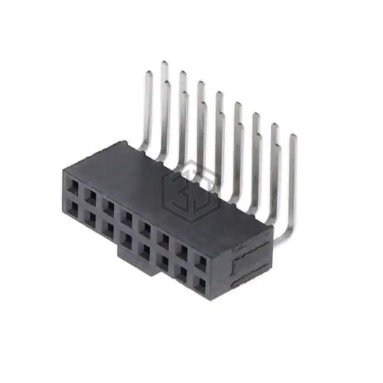 SSW-108-03-L-D-RA-N - Samtec Inc. - Rectangular Connectors - Headers, Receptacles, Female Sockets