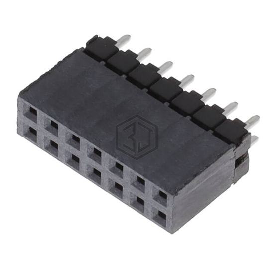 ESW-107-12-S-D - Samtec Inc. - Rectangular Connectors - Headers, Receptacles, Female Sockets