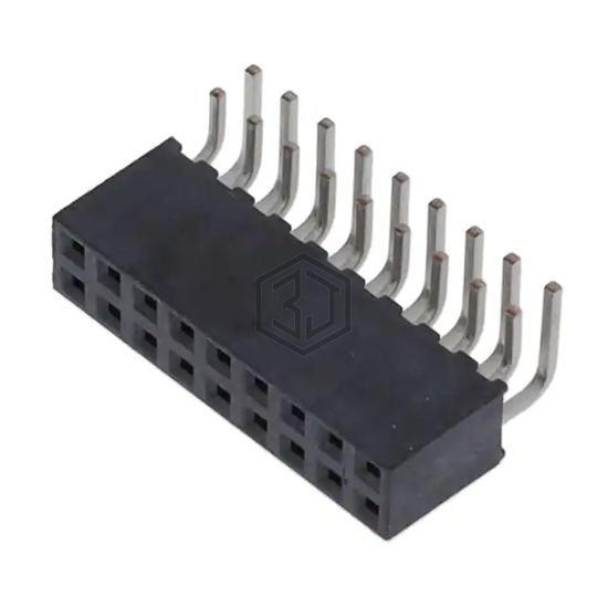 SQT-109-01-F-D-RA - Samtec Inc. - Rectangular Connectors - Headers, Receptacles, Female Sockets