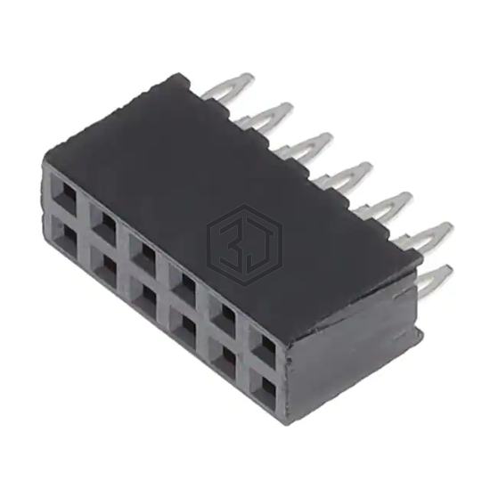 PTF-106-01-L-D - Samtec Inc. - Rectangular Connectors - Headers, Receptacles, Female Sockets