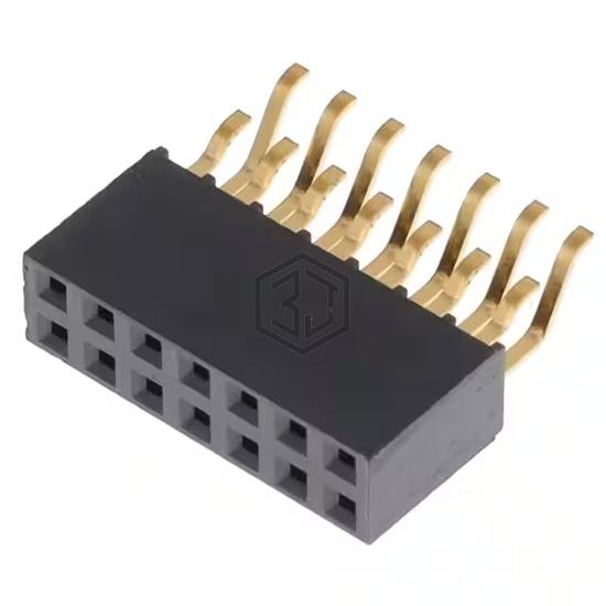 SMH-107-02-G-D - Samtec Inc. - Rectangular Connectors - Headers, Receptacles, Female Sockets