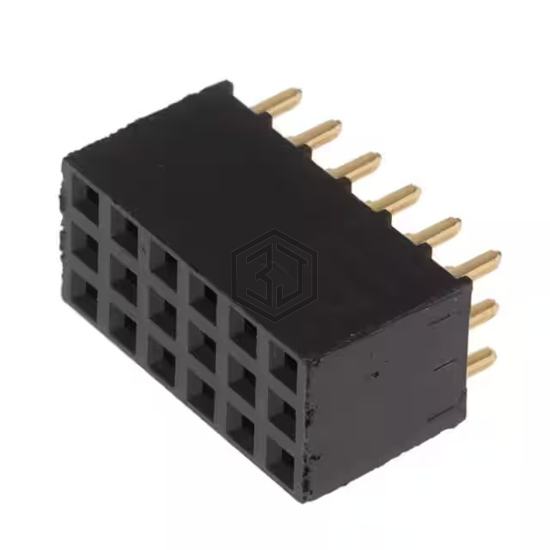 SSQ-106-01-G-T - Samtec Inc. - Rectangular Connectors - Headers, Receptacles, Female Sockets