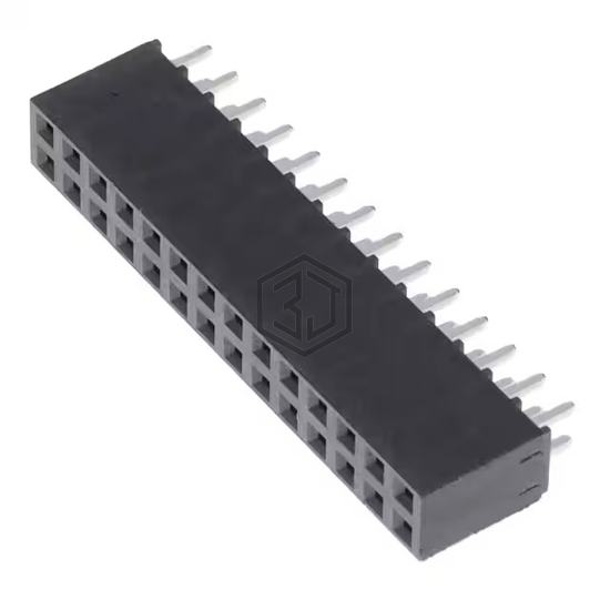 SSQ-114-01-L-D - Samtec Inc. - Rectangular Connectors - Headers, Receptacles, Female Sockets