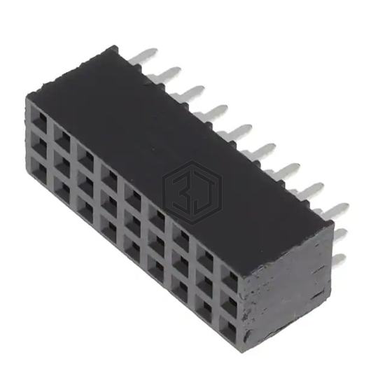 SSW-109-21-L-T - Samtec Inc. - Rectangular Connectors - Headers, Receptacles, Female Sockets