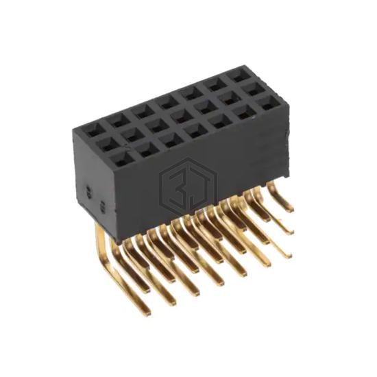 SSW-107-02-G-T-RA - Samtec Inc. - Rectangular Connectors - Headers, Receptacles, Female Sockets