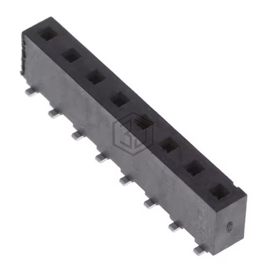 HPF-08-02-T-S-K - Samtec Inc. - Rectangular Connectors - Headers, Receptacles, Female Sockets