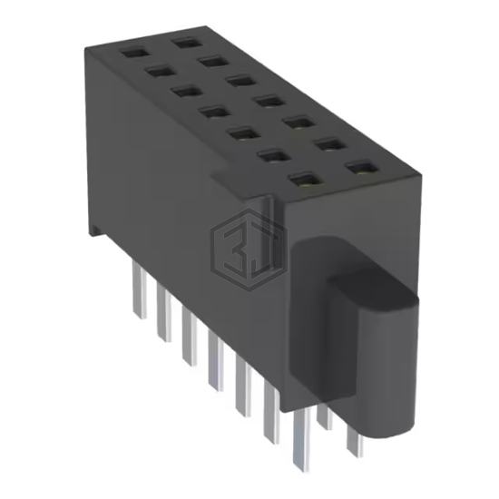 SFM-107-03-S-D - Samtec Inc. - Rectangular Connectors - Headers, Receptacles, Female Sockets