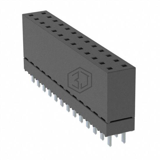 ESW-113-12-S-D - Samtec Inc. - Rectangular Connectors - Headers, Receptacles, Female Sockets