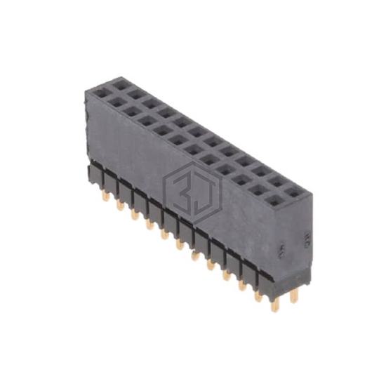 ESQ-112-37-G-D-LL - Samtec Inc. - Rectangular Connectors - Headers, Receptacles, Female Sockets