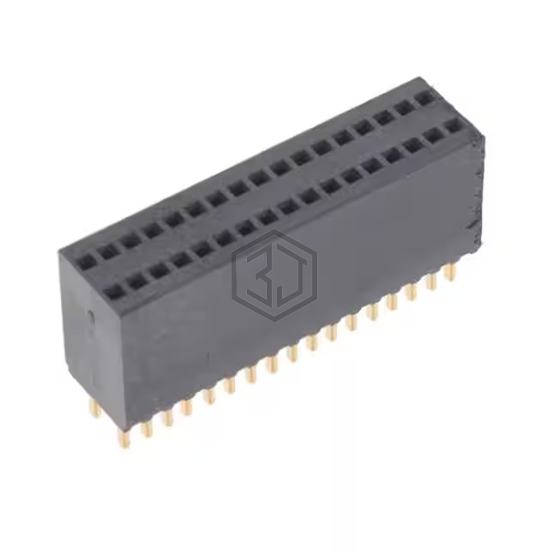 SMS-117-01-G-D - Samtec Inc. - Rectangular Connectors - Headers, Receptacles, Female Sockets