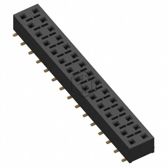 HLE-115-02-G-DV-BE - Samtec Inc. - Rectangular Connectors - Headers, Receptacles, Female Sockets