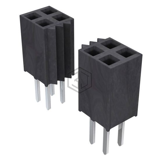 SSW-113-02-T-D - Samtec Inc. - Rectangular Connectors - Headers, Receptacles, Female Sockets