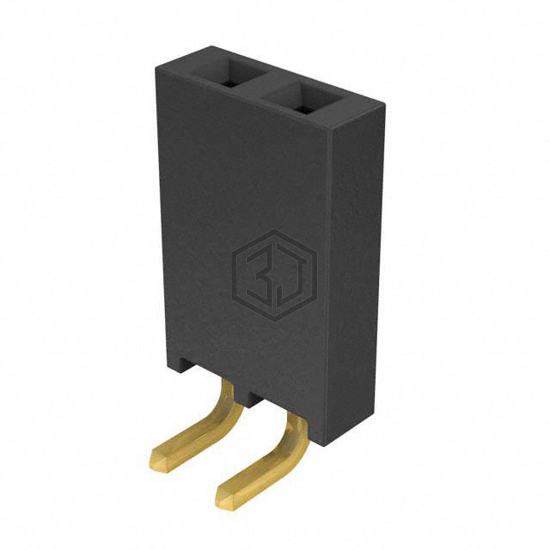 SSQ-102-02-G-S-RA - Samtec Inc. - Rectangular Connectors - Headers, Receptacles, Female Sockets