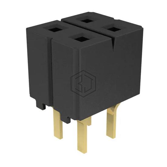 CES-102-01-G-D - Samtec Inc. - Rectangular Connectors - Headers, Receptacles, Female Sockets