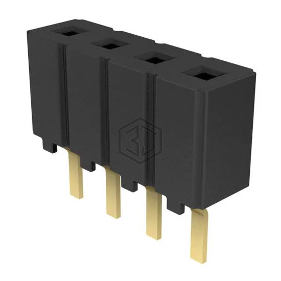 CES-104-01-G-S - Samtec Inc. - Rectangular Connectors - Headers, Receptacles, Female Sockets
