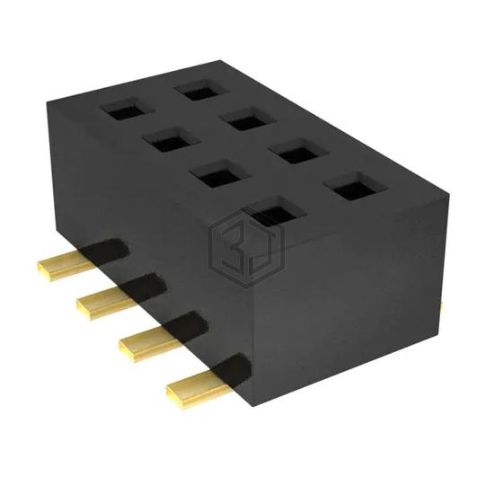 CLP-104-02-G-D-PA-TR - Samtec Inc. - Rectangular Connectors - Headers, Receptacles, Female Sockets