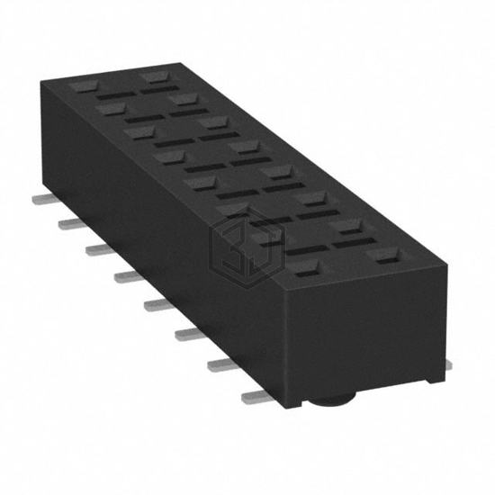 HLE-108-02-F-DV-BE-A-K-TR - Samtec Inc. - Rectangular Connectors - Headers, Receptacles, Female Sockets