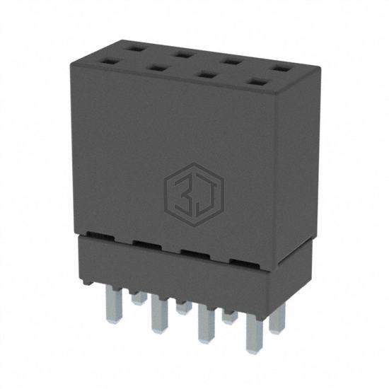 ESQ-104-12-L-D - Samtec Inc. - Rectangular Connectors - Headers, Receptacles, Female Sockets