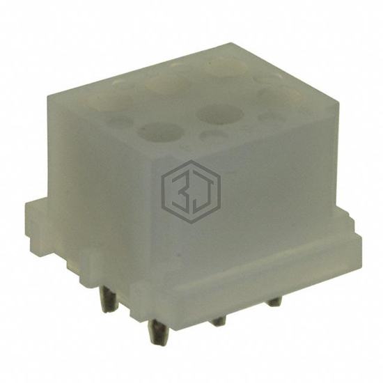 350641-1 - TE Connectivity AMP Connectors - Rectangular Connectors - Headers, Receptacles, Female Sockets