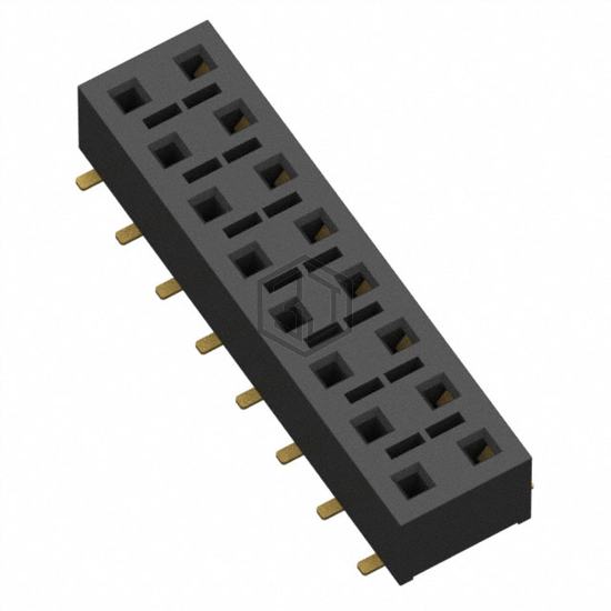HLE-108-02-G-DV-BE-K-TR - Samtec Inc. - Rectangular Connectors - Headers, Receptacles, Female Sockets