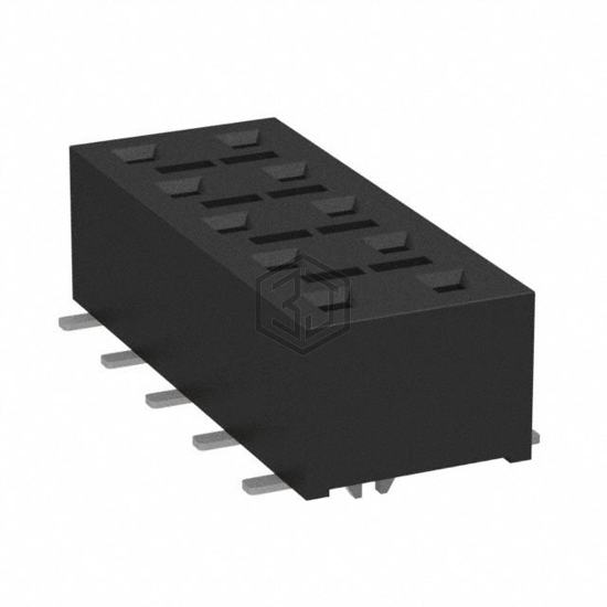 HLE-105-02-S-DV-LC - Samtec Inc. - Rectangular Connectors - Headers, Receptacles, Female Sockets