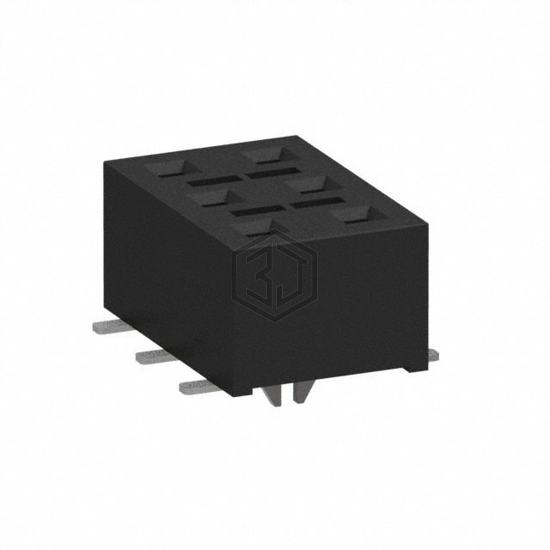 HLE-103-02-L-DV-BE-LC - Samtec Inc. - Rectangular Connectors - Headers, Receptacles, Female Sockets