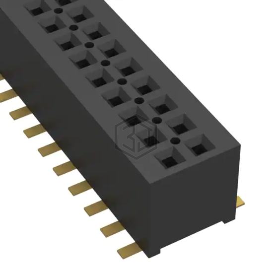 MLE-112-01-G-DV-P - Samtec Inc. - Rectangular Connectors - Headers, Receptacles, Female Sockets