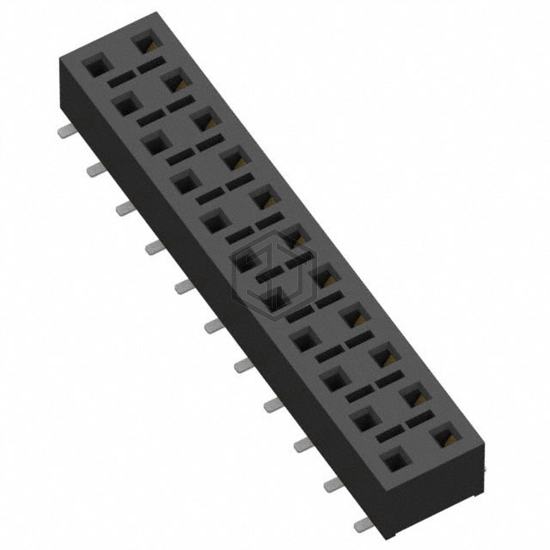 HLE-111-02-L-DV-K - Samtec Inc. - Rectangular Connectors - Headers, Receptacles, Female Sockets
