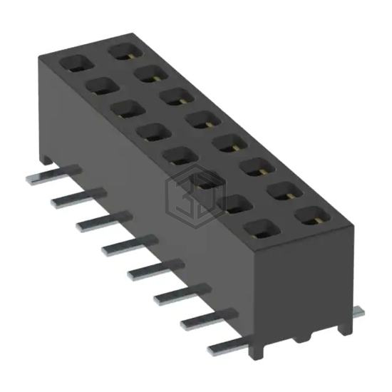 MMS-108-02-F-DV - Samtec Inc. - Rectangular Connectors - Headers, Receptacles, Female Sockets
