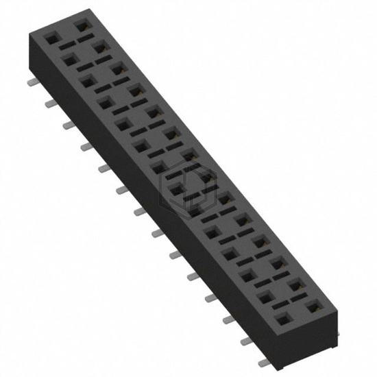 HLE-114-02-S-DV-BE-P-TR - Samtec Inc. - Rectangular Connectors - Headers, Receptacles, Female Sockets