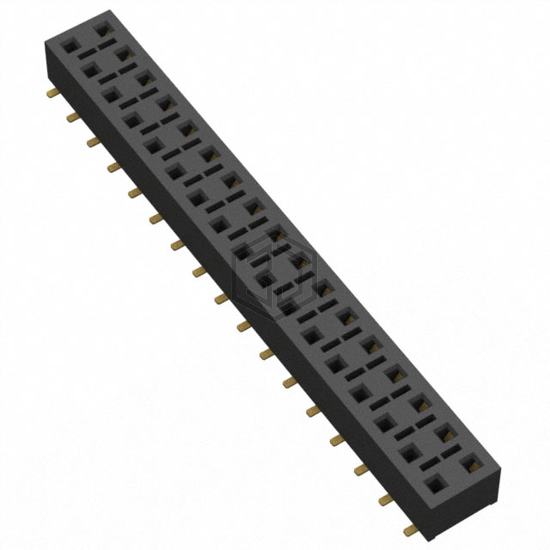 HLE-117-02-G-DV - Samtec Inc. - Rectangular Connectors - Headers, Receptacles, Female Sockets