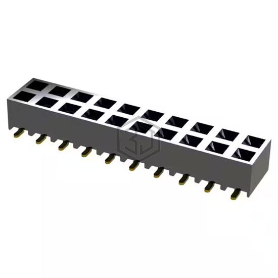 LSMBC-103-D-02-GT-TR-K-LF - Major League Electronics - Rectangular Connectors - Headers, Receptacles, Female Sockets