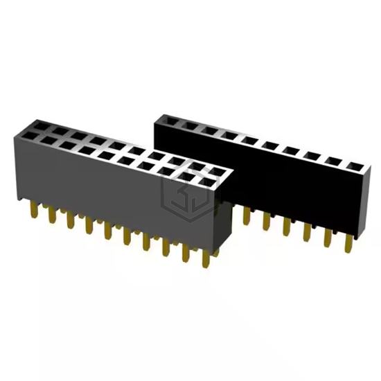 SSHQ-123-D-08-F-LF - Major League Electronics - Rectangular Connectors - Headers, Receptacles, Female Sockets