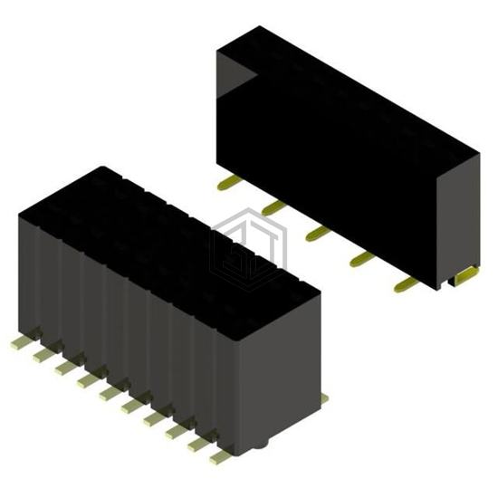 SMSS-630-D-04-H-V-TR-P-LF - Major League Electronics - Rectangular Connectors - Headers, Receptacles, Female Sockets