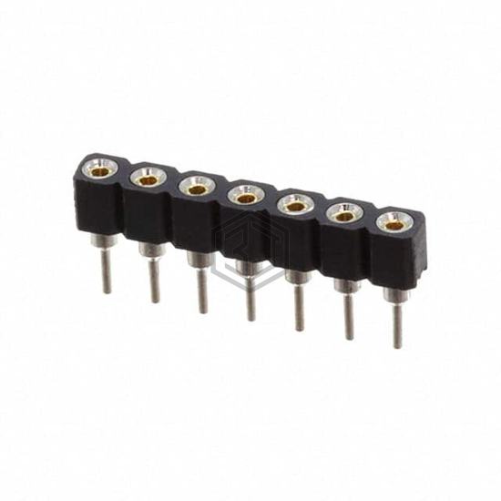 SMC-1-07-1-GT - Adam Tech - Rectangular Connectors - Headers, Receptacles, Female Sockets