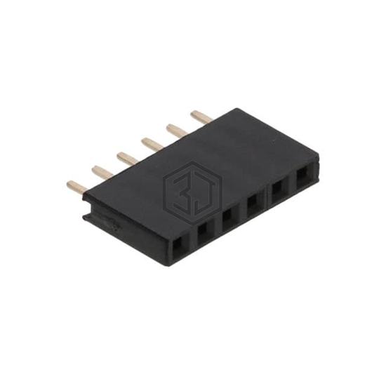 RS1-06-G - Adam Tech - Rectangular Connectors - Headers, Receptacles, Female Sockets