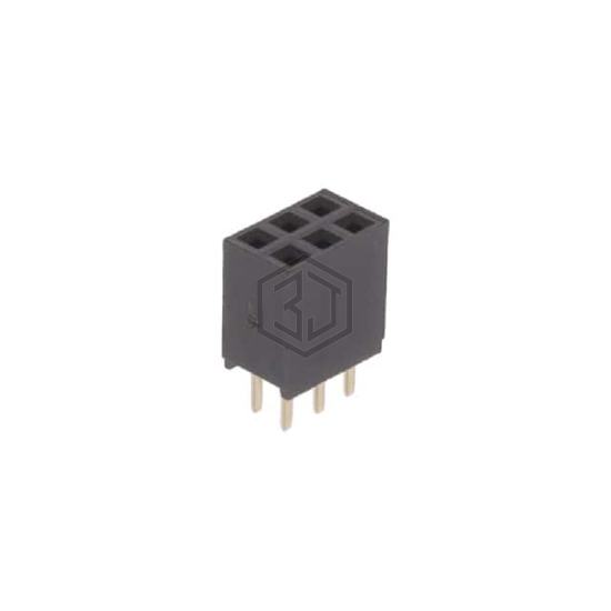 RS2-06-G - Adam Tech - Rectangular Connectors - Headers, Receptacles, Female Sockets