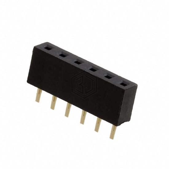 2RS1-06-G - Adam Tech - Rectangular Connectors - Headers, Receptacles, Female Sockets