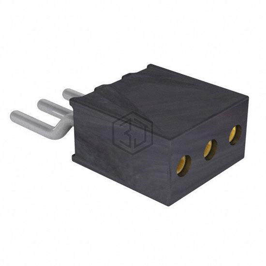 851-87-003-40-252101 - Preci-Dip - Rectangular Connectors - Headers, Receptacles, Female Sockets
