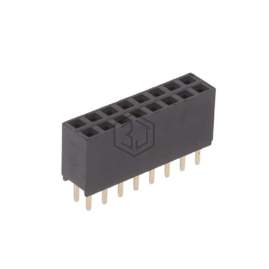 RS2-16-G - Adam Tech - Rectangular Connectors - Headers, Receptacles, Female Sockets