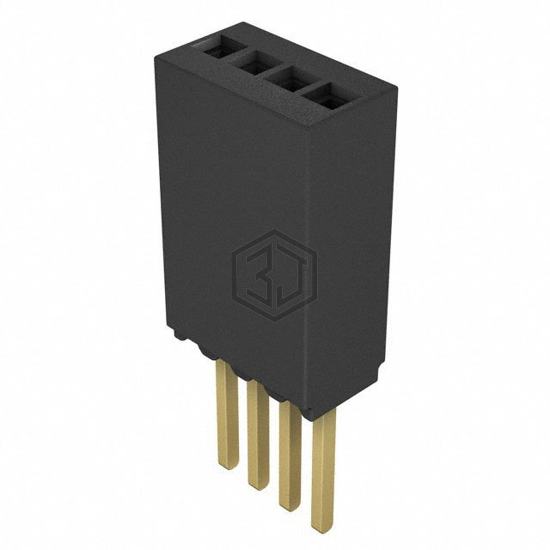 SMS-104-02-G-S - Samtec Inc. - Rectangular Connectors - Headers, Receptacles, Female Sockets