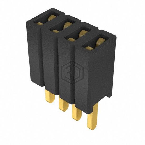 SLM-104-01-G-S - Samtec Inc. - Rectangular Connectors - Headers, Receptacles, Female Sockets