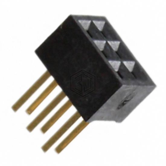 SFM210-LPSE-D03-ST-BK - Sullins Connector Solutions - Rectangular Connectors - Headers, Receptacles, Female Sockets
