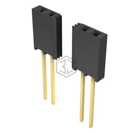 SSQ-110-04-G-S - Samtec Inc. - Rectangular Connectors - Headers, Receptacles, Female Sockets