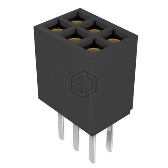 SFMC-103-03-S-D - Samtec Inc. - Rectangular Connectors - Headers, Receptacles, Female Sockets