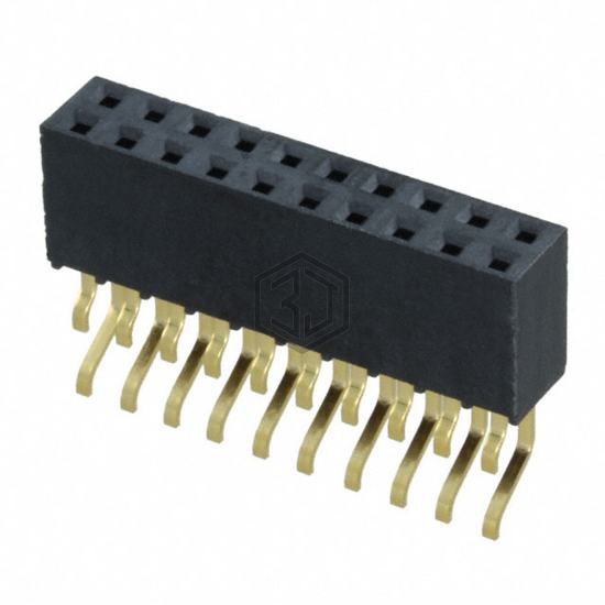 SMH-110-02-G-D - Samtec Inc. - Rectangular Connectors - Headers, Receptacles, Female Sockets