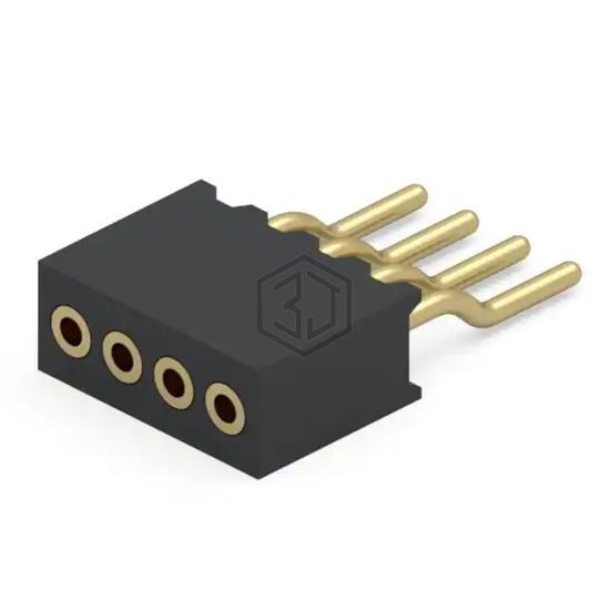 851-13-004-40-001000 - Mill-Max Manufacturing Corp. - Rectangular Connectors - Headers, Receptacles, Female Sockets