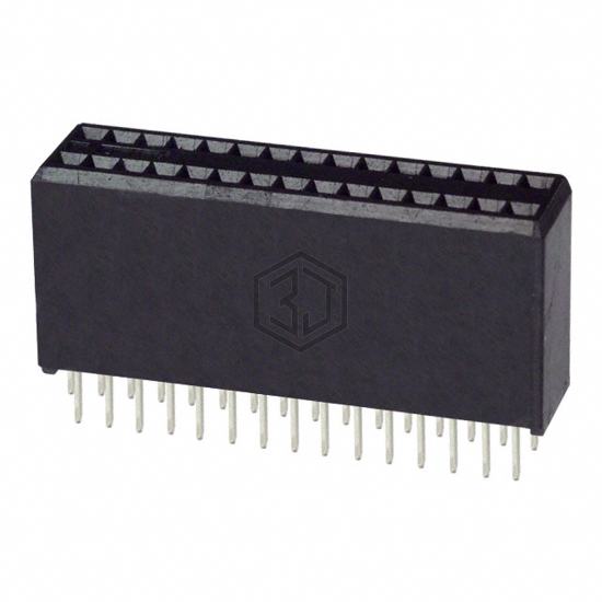 104078-4 - TE Connectivity AMP Connectors - Rectangular Connectors - Headers, Receptacles, Female Sockets