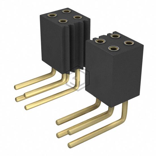 853-43-100-20-001000 - Mill-Max Manufacturing Corp. - Rectangular Connectors - Headers, Receptacles, Female Sockets