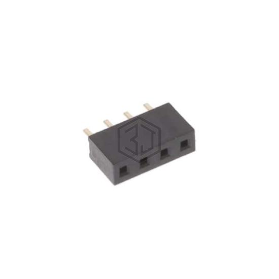 2RS1-04-G - Adam Tech - Rectangular Connectors - Headers, Receptacles, Female Sockets